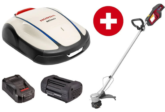Honda Mähroboter Miimo HRM 2500 live Set Akku-Trimmer inkl. Trimmer, Akku und Ladegerät
