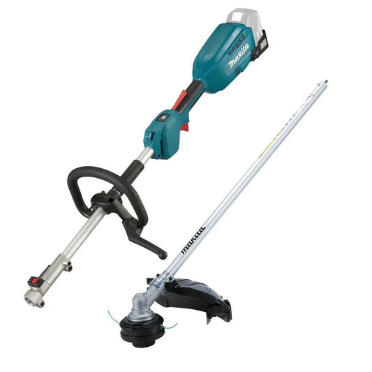 Makita Akku-Multifunktionsantrieb DUX18ZX1 mit Trimmeraufsatz - ohne Akku & Ladegerät