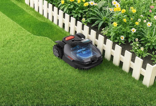 Nexlawn Mähroboter ohne Begrenzungskabel Vidar 800 - für mittlere Rasenflächen